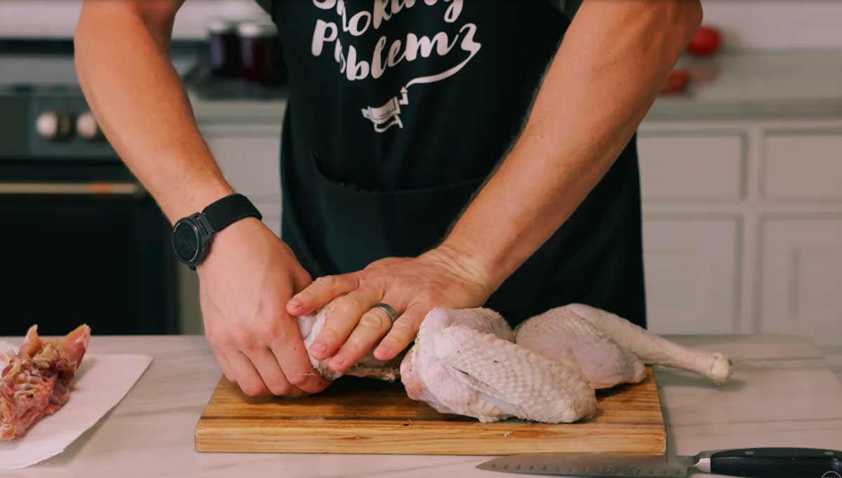 spatchcocking a turkey